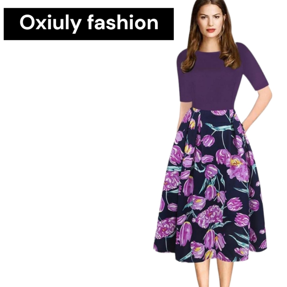 /Oxiuly Fashion Purple Dress size Medium (A)